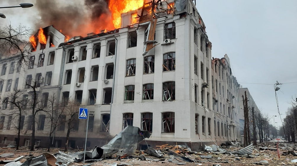 Ρωσικές δυνάμεις επιτέθηκαν τα ξημερώματα στο Χάρκοβο
