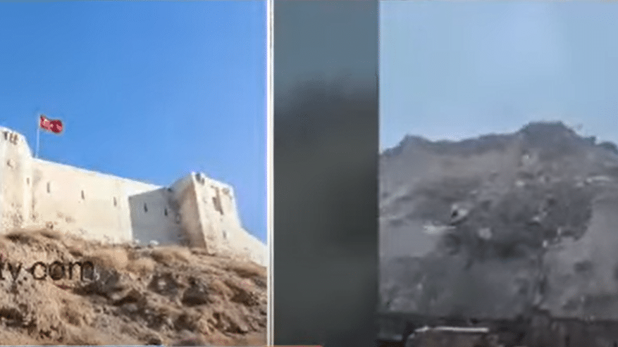 Σεισμός στην Τουρκία: Κατέρρευσε κάστρο 2.200 ετών στην Γκαζιαντέπ (βίντεο)