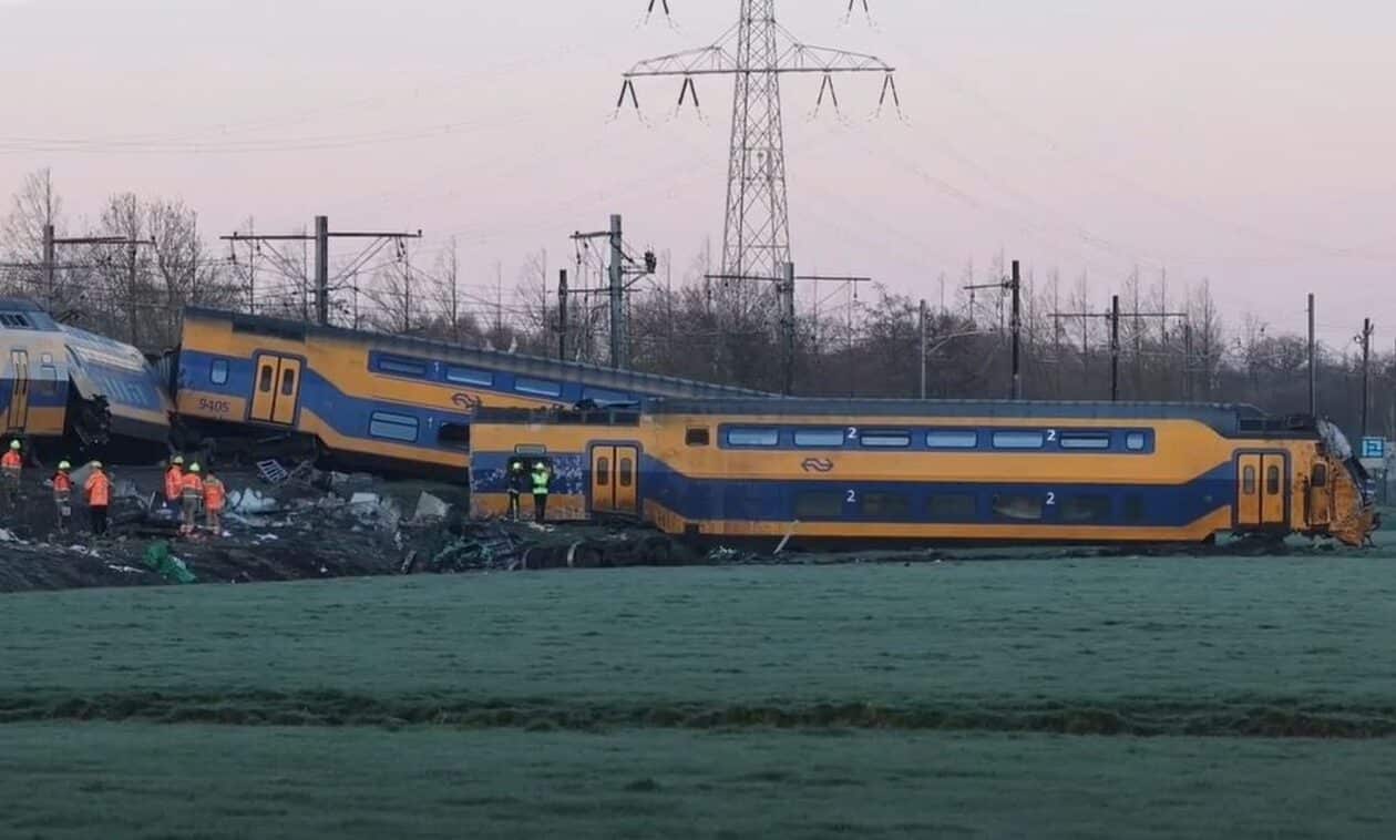 Ολλανδία: Βίντεο ντοκουμέντο μετά τον εκτροχιασμό του τρένου
