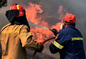 Φωτιά ξέσπασε το μεσημέρι της Τετάρτης στην περιοχή Ψίνθος της Ρόδου