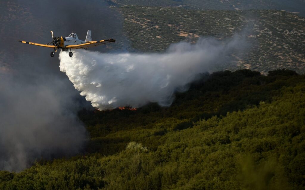 Ο χάρτης πρόβλεψης κινδύνου πυρκαγιάς για τη Δευτέρα 7 Αυγούστου