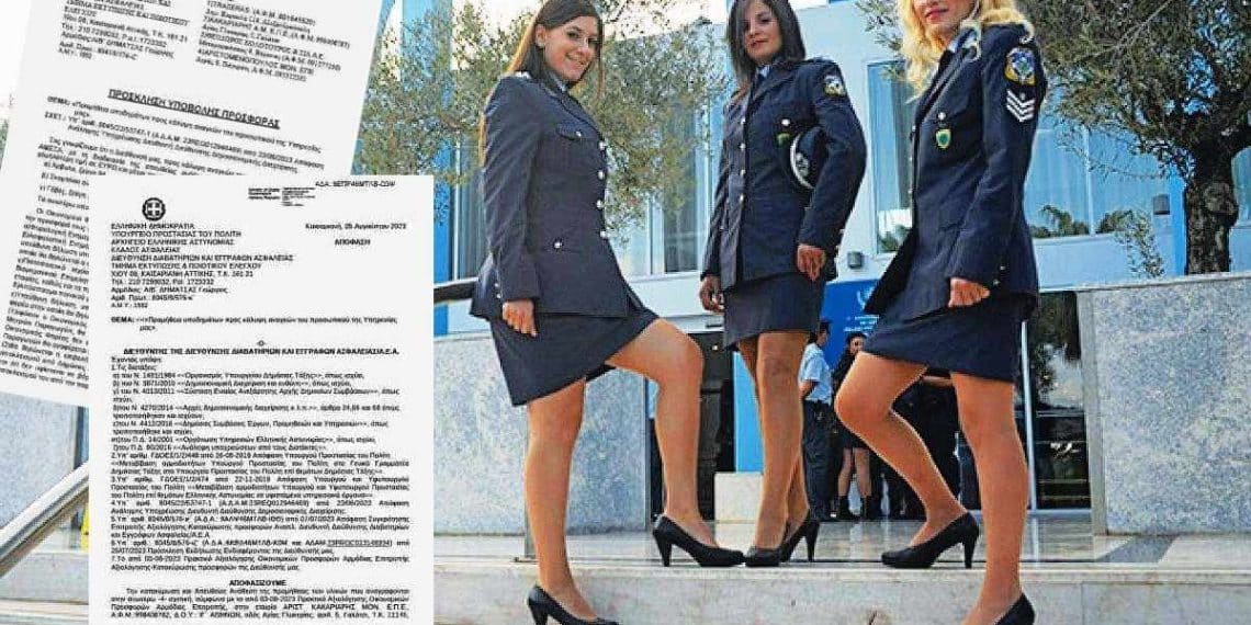 Αδιανόητο: Το Υπουργείο Προστασίας του Πολίτη έδωσε 14.100€ για γόβες και σκαρπίνια της ΕΛ.ΑΣ.!