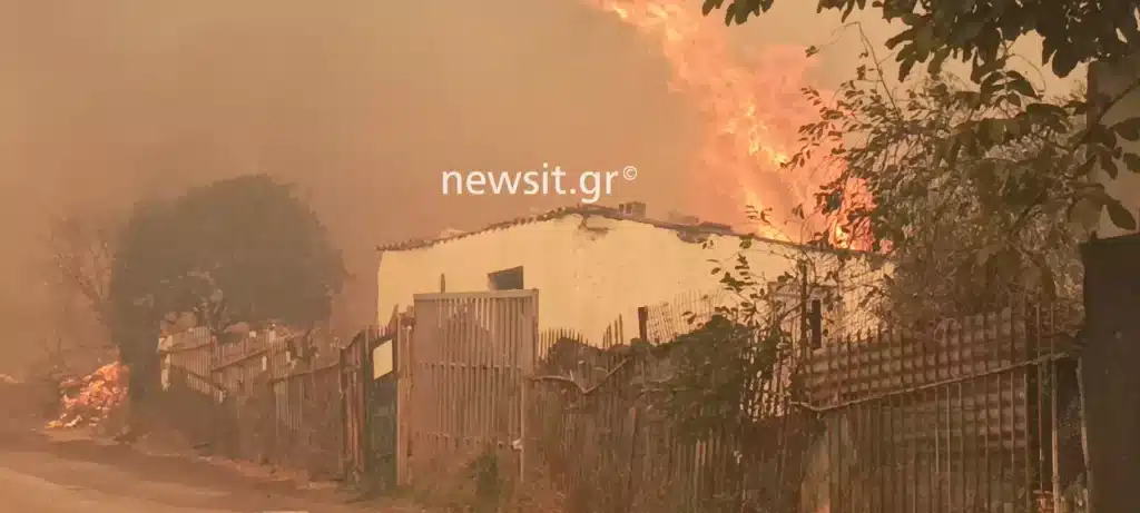 Κόλαση στην Πάρνηθα: Απανωτά μηνύματα από 112! – Εκκενώνονται Αγία Παρασκευή, Καποτά και Λεφάντω