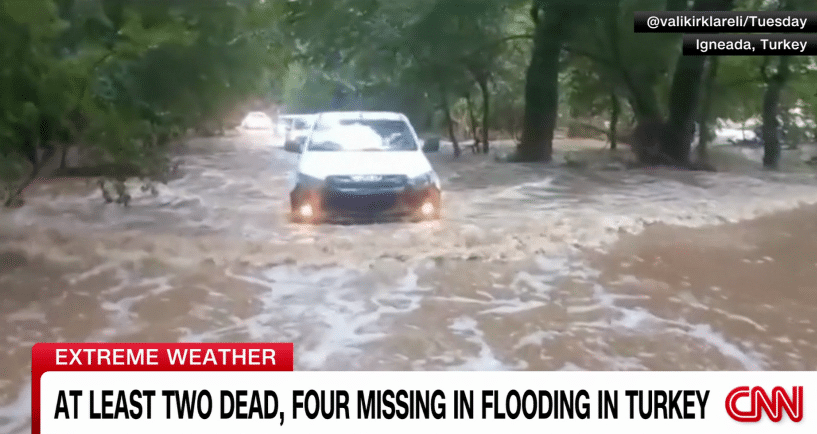 Φονικές πλημμύρες στην Τουρκία – Τουλάχιστον 5 νεκροί (videos)