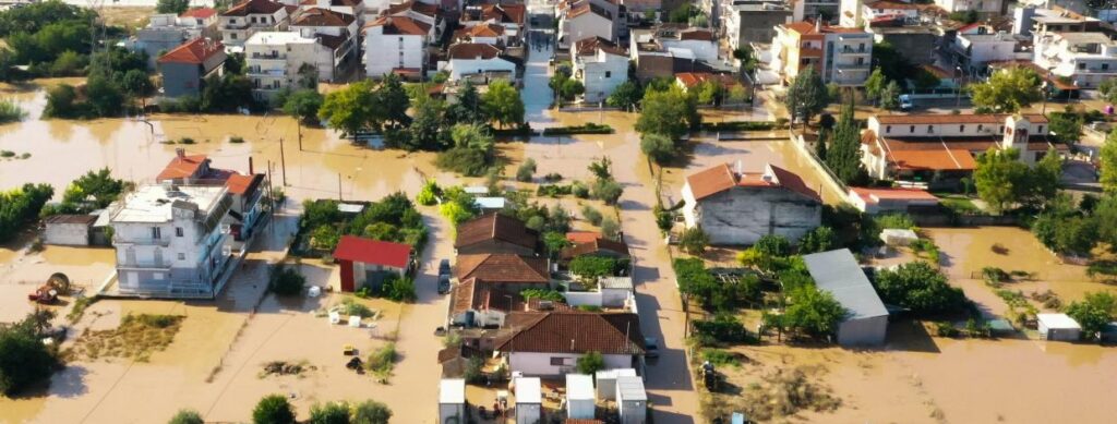 πλημμύρες στη Λάρισα