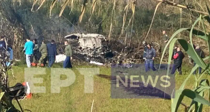 Έπεσε αεροπλάνο της Πολεμικής Αεροπορίας στην Καλαμάτα