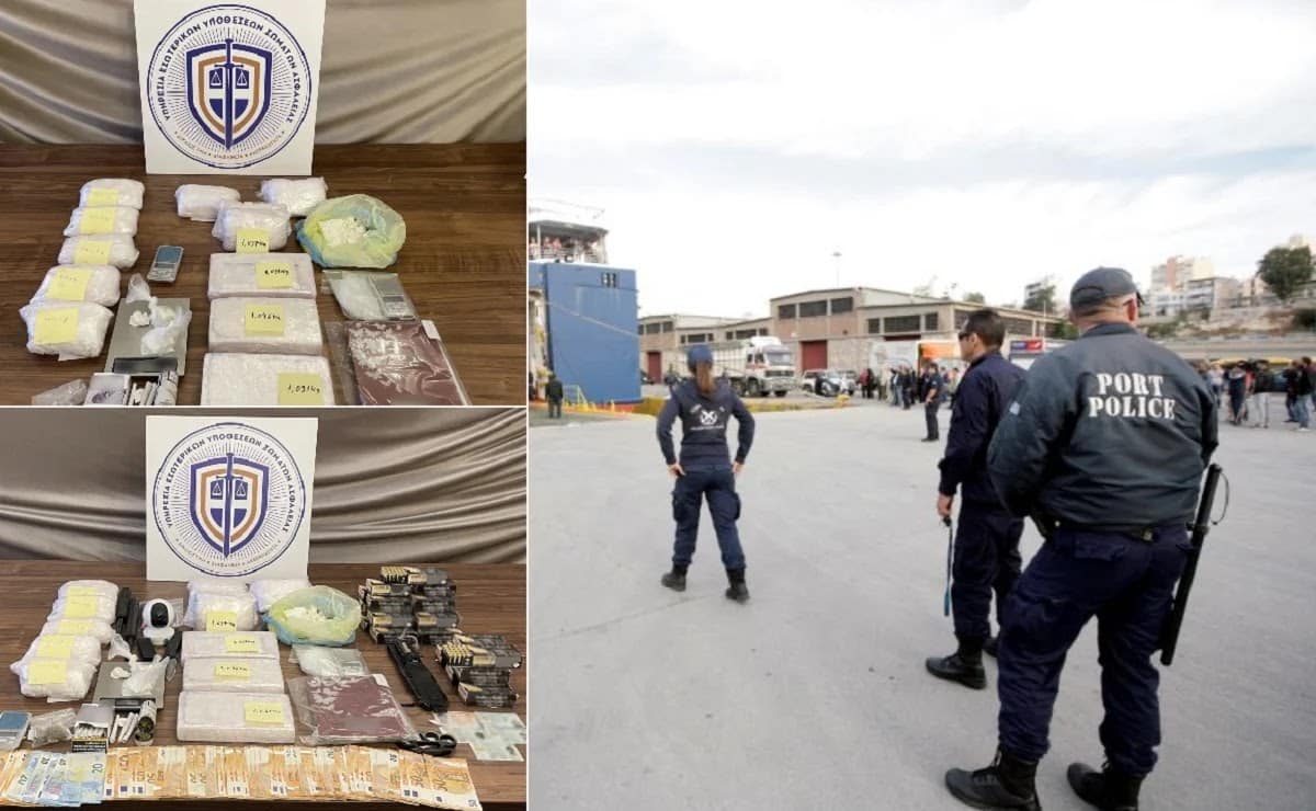 Κύκλωμα ναρκωτικών: Την αποθήκη στον λιμενικό άνοιγε ο διοικητής της Δίωξης του Λιμεναρχείου Πειραιά