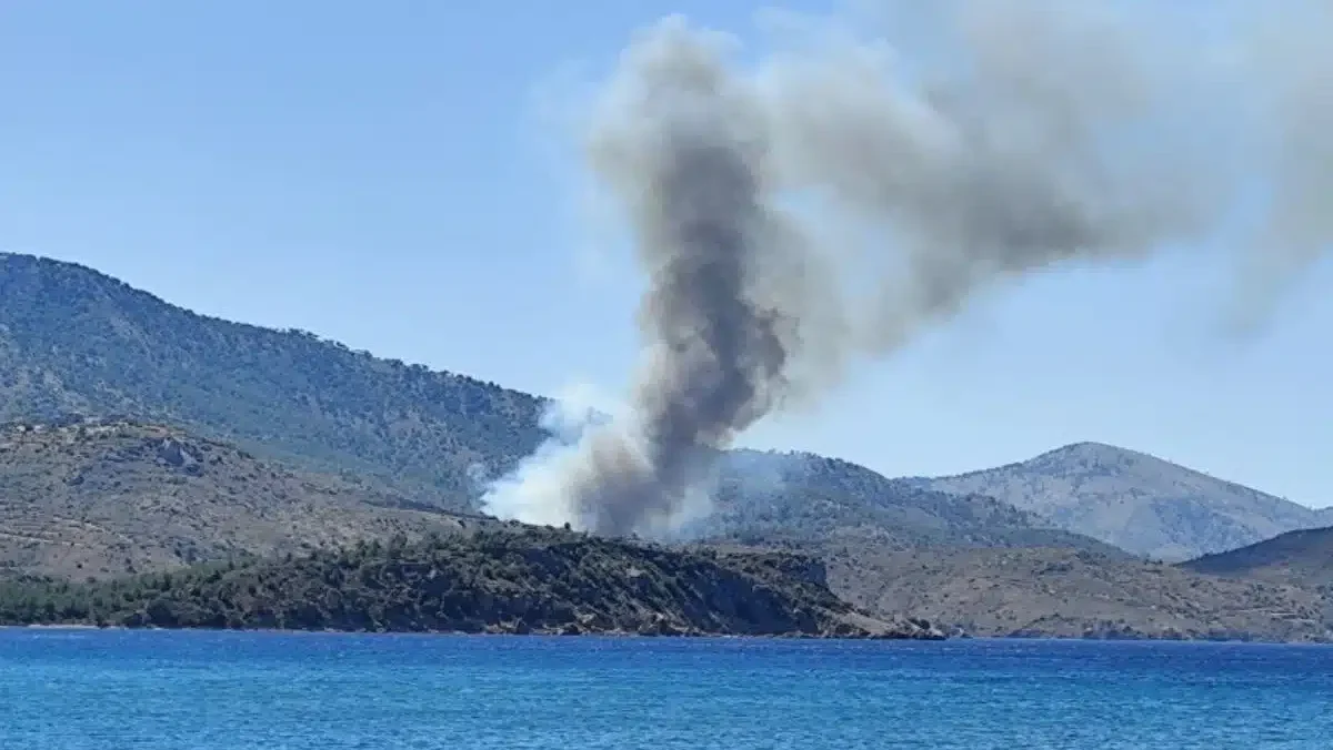 Θρίλερ στη Χίο! Φωτιά εξαπλώνεται ταχύτατα απειλώντας σπίτια – Το 112 ζητά εκκένωση (vids)