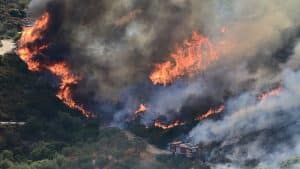 Φωτιά στο Αφράτι Ευβοίας: Μήνυμα από το 112 για εκκένωση