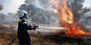 Φωτιά στην Πρέβεζα: Μήνυμα 112 για εκκενώσεις οικισμών