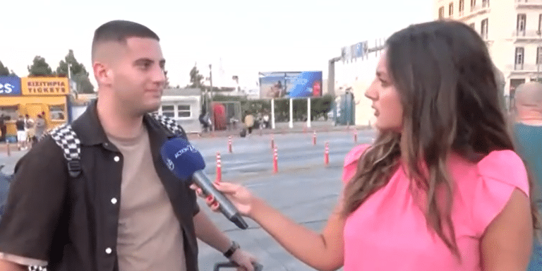 Επικός Τουρίστας σε κάμερα: «Πάω Πάρο με 200 ευρώ, γιατί τα έφαγα όλα… στον Ιακωβίδη»