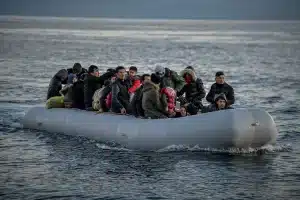 depositphotos 349608748 stock photo lesbos greece march 2020 refugees