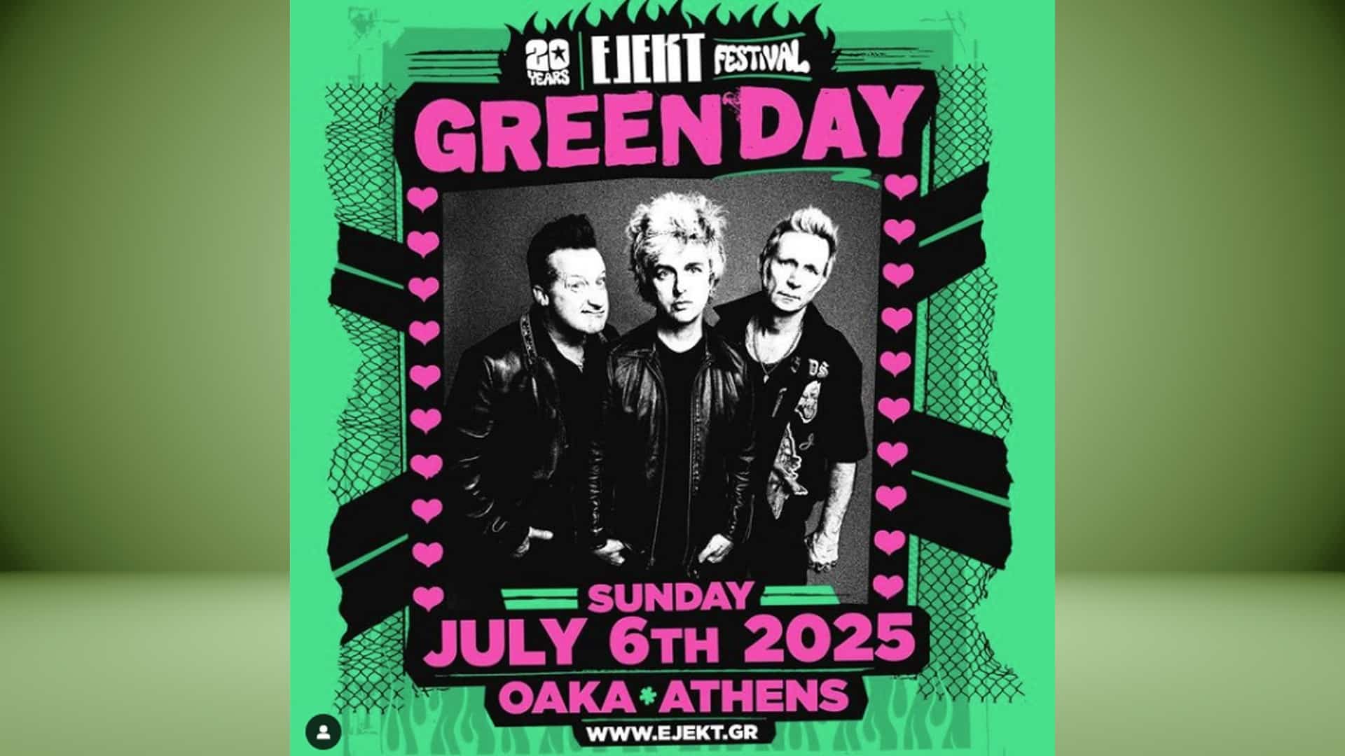 Οι Green Day στην Αθήνα!