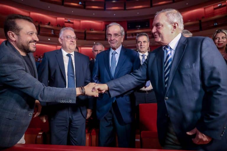 Σαμαράς-Καραμανλής: Νέα κοινή εμφάνιση μετά τα «50χρόνια της ΝΔ»