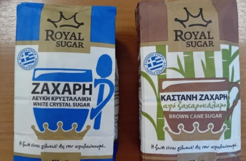 ΕΦΕΤ: Ανακαλεί λευκή και καστανή ζάχαρη – Ανιχνεύθηκαν κομμάτια πλαστικού
