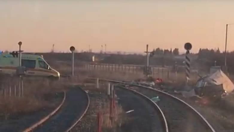 Σύγκρουση επιβατικής αμαξοστοιχίας με ημιφορτηγό στο Κιλκίς