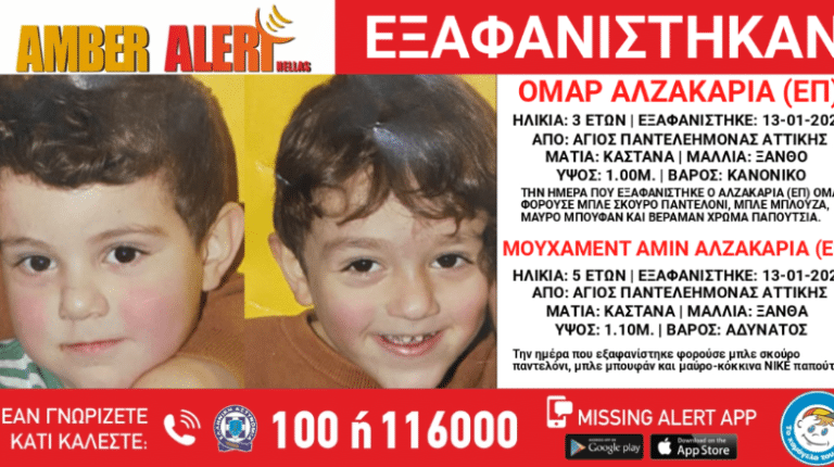Εξαφάνιση παιδιών στον Άγιο Παντελεήμονα – Αναζητείται ο πατέρας