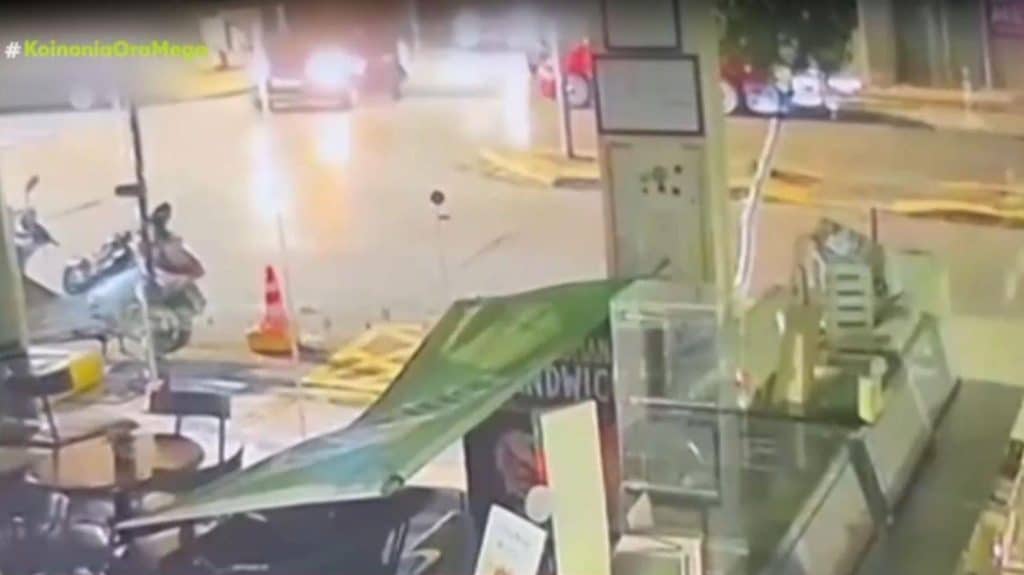 Βίντεο ντοκουμέντο από το θανατηφόρο τροχαίο στην Καισαριανή