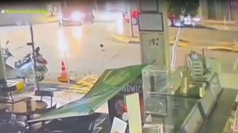 Βίντεο ντοκουμέντο από το θανατηφόρο τροχαίο στην Καισαριανή