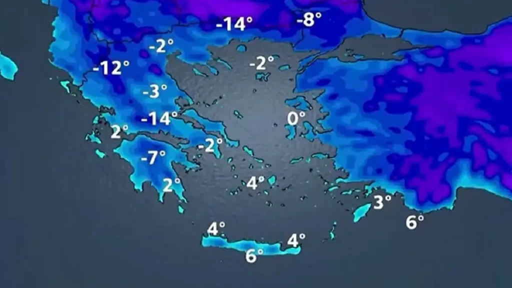 Σφοδρή κακοκαιρία θα “χτυπήσει” την Αττική – Που και πότε θα χιονίσει;