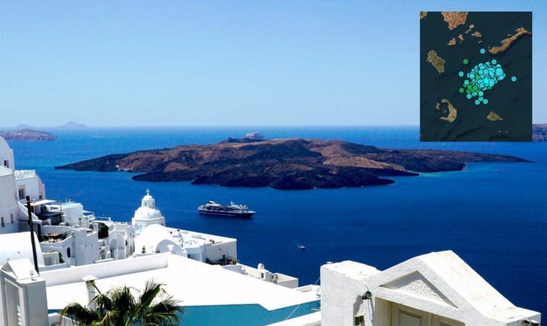 Σαντορίνη – σεισμοί: Τεκτονικοί ή ηφαιστειακοί; Τι δείχνουν για το ηφαίστειο