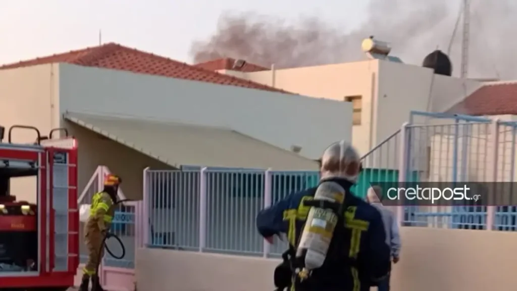 Έκρηξη τρόμου σε σχολείο της Κρήτης – Σοβαρές ζημιές, κλειστό για σήμερα Τρίτη