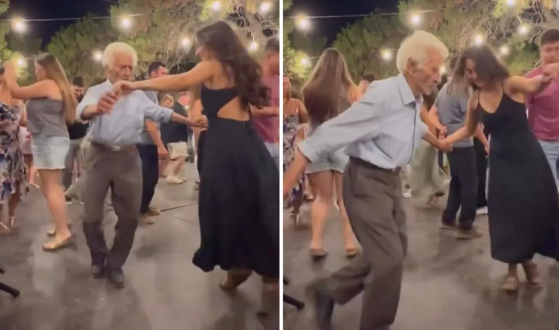 Σχοινούσα: Ο 92χρονος Γιώργος Κωβαίος μάγεψε ξανά με τον χορό του-Βίντεο