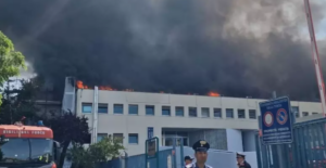 Ιταλία: Τεράστια πυρκαγιά στο Πανεπιστήμιο του Βιτέρμπο