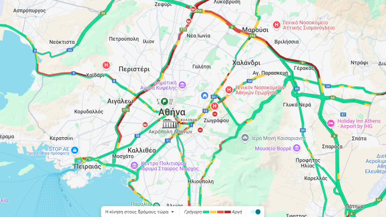 Έμφραγμα στους δρόμους της Αττικής