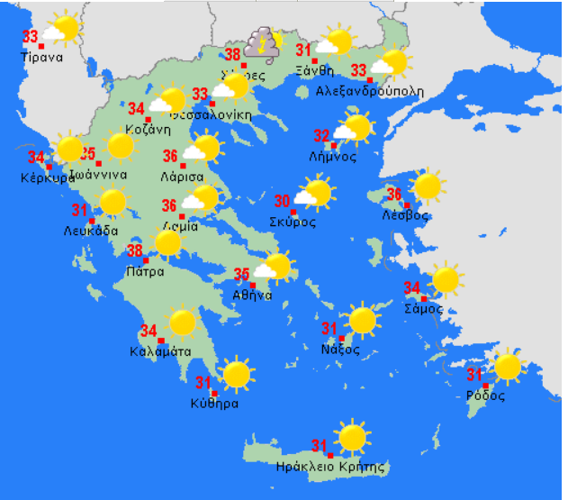 Screenshot 2025\-07\-15 at 12\-50\-04 Επισκόπηση Eλλάδα \- Προγνωστικοί χάρτες \- Πρόγνωση Καιρού