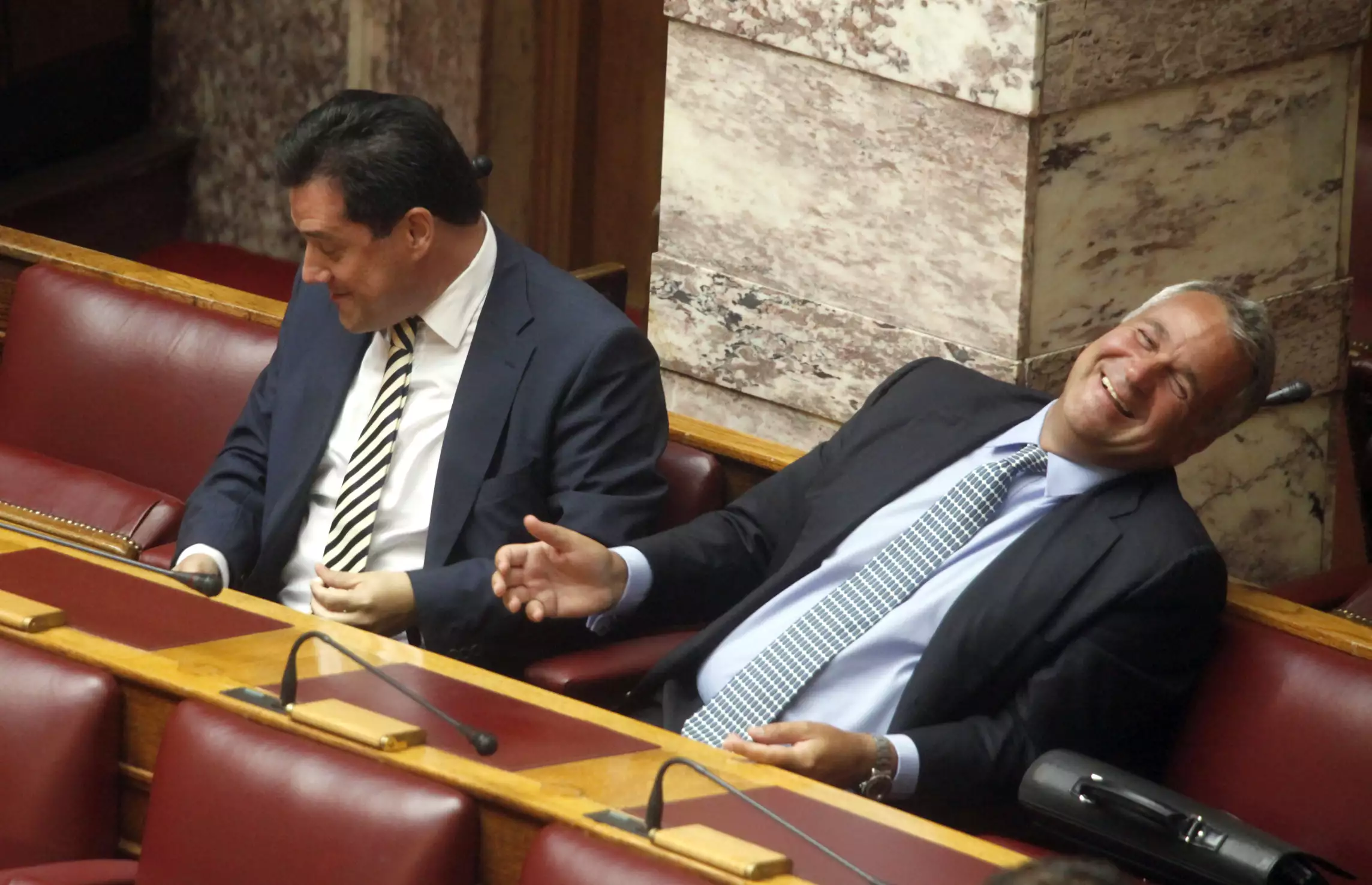 ΟΠΕΚΕΠΕ: Η απουσία του Άδωνι Γεωργιάδη την στιγμή της ομιλίας Βορίδη
