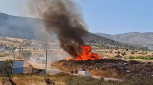 Φωτιά τώρα στο Μαρκόπουλο