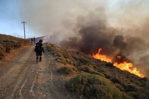 Ωραιόκαστρο: Σε κατάσταση έκτακτης ανάγκης μετά τη μεγάλη φωτιά