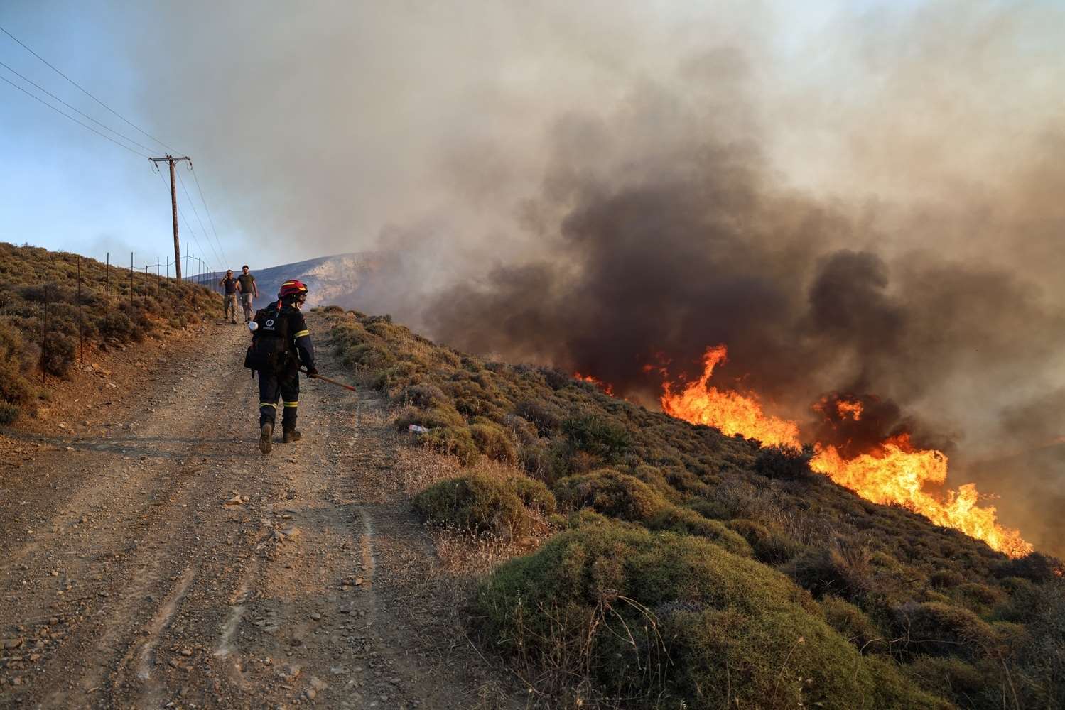 Φωτιά στο Μεσαίο Ωραιοκάστρου Θεσσαλονίκης