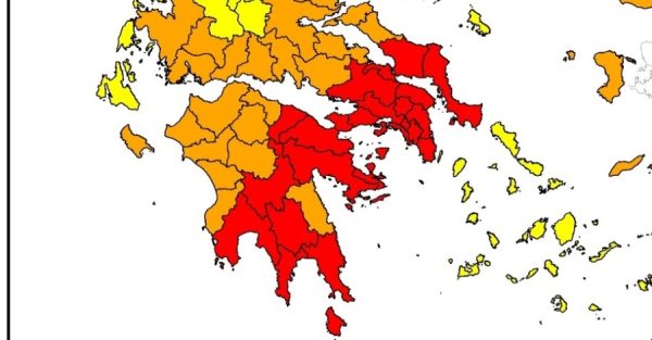 Συναγερμός σε Αττική και άλλες οκτώ περιοχές για κίνδυνο πυρκαγιάς
