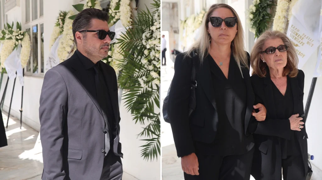 Α’ Νεκροταφείο: Το ύστατο χαίρε στον Δημήτρη Κωνσταντάρα- Φωτογραφίες