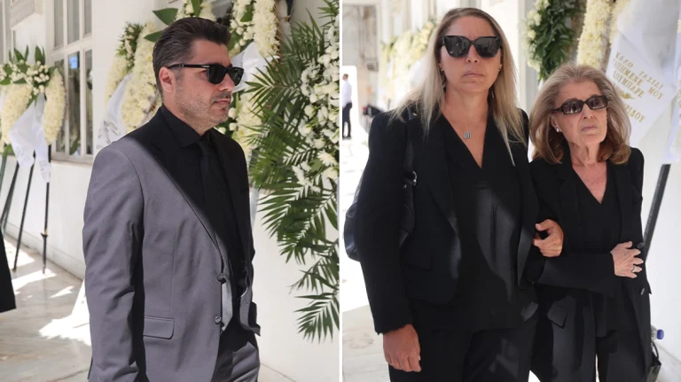 Α’ Νεκροταφείο: Το ύστατο χαίρε στον Δημήτρη Κωνσταντάρα- Φωτογραφίες