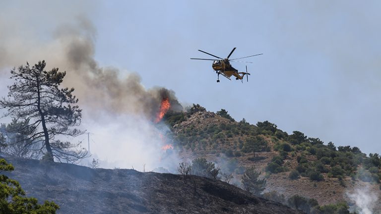 Φωτιά στα Καλύβια Ηλείας