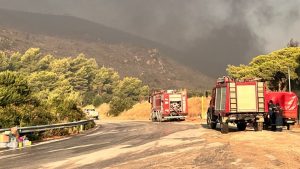 Σε ύφεση τα πύρινα μέτωπα στη Ζάκυνθο