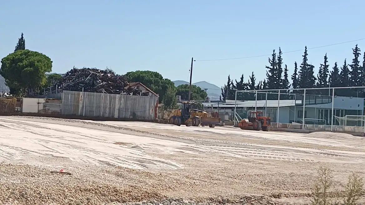 Θεσσαλονίκη: 38χρονος μπάζωσε ρέμα για να φτιάξει ποδοσφαιρικό γήπεδο