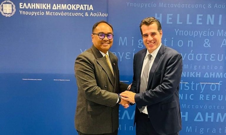 Πλεύρης- Πρέσβης Φιλιππίνων: Συμφωνία για νόμιμη μετανάστευση