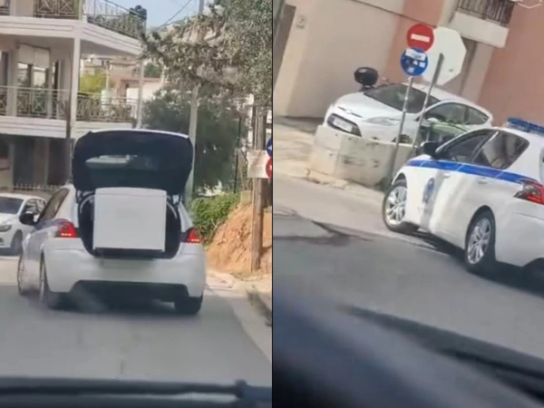 Καματερό: Σε διαθεσιμότητα ο αστυνομικός που μετέφερε ψυγείο με το περιπολικό