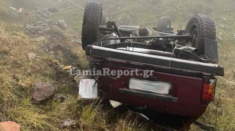 Ευρυτανία: Τροχαίο στην Αγία Παρασκευή – Αυτοκίνητο έπεσε σε γκρεμό, νεκρός 75χρονος κυνηγός