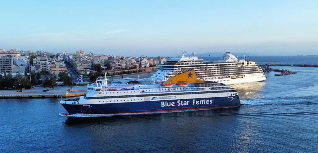 Blue Star Chios: Μικρή αναστάτωση για 307 επιβάτες μετά από βλάβη στον καταπέλτη