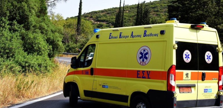 Θανατηφόρο τροχαίο στην Εύβοια με έναν νεκρό και τέσσερις τραυματίες