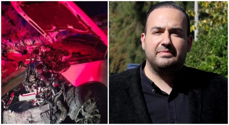 Σοβαρό τροχαίο για τον Μαυρίκιο Μαυρικίου – Σμπαράλια το αυτοκίνητο του (vid)