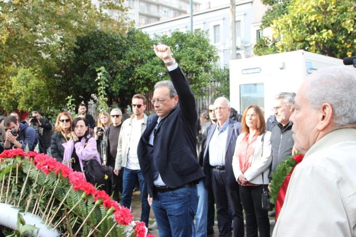 Μήνυμα Φάμελλου για το Πολυτεχνείο: «Τα μηνύματα του Νοέμβρη μένουν ζωντανά»