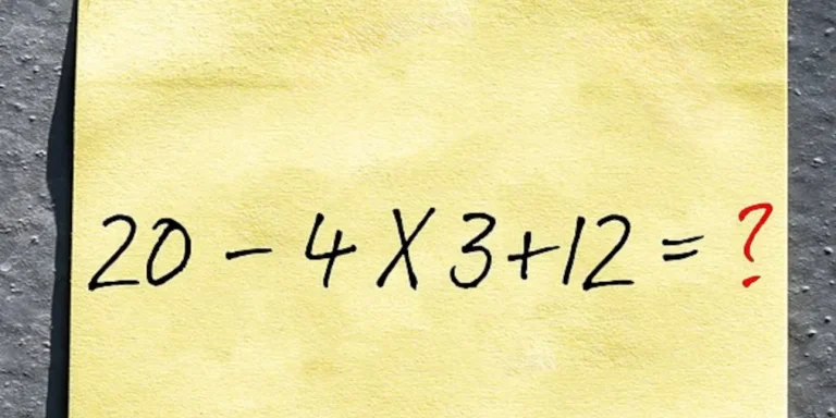 VIRAL: Πόσο κάνει 20 – 4 × 3 + 12 = ?- Η εξίσωση που δίχασε το ίντερνετ