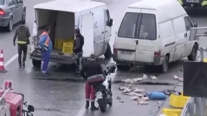 Καραμπόλα τριών οχημάτων στην Περιφερειακή Θεσσαλονίκης