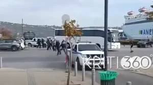 Χανιά: Διαμαρτυρία στο λιμάνι της Σούδας κατά της άφιξης Ισραηλινών τουριστών